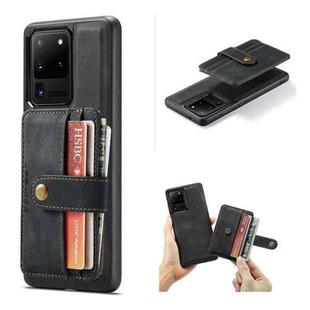For Samsung Galaxy Note20 Ultra JEEHOOD RFID Blocking Anti-Theft Magnetic PU + TPU Phone Case with Card Slot(Black)