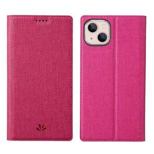 For iPhone 13 mini ViLi DMX Series Shockproof Magsafe Magnetic Horizontal Flip Leather Phone Case (Rose Red)