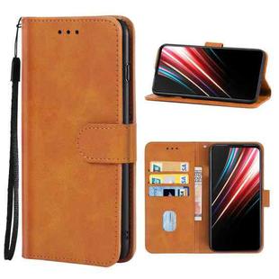 Leather Phone Case For ZTE nubia Red Magic 5G / 5S(Brown)