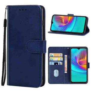 Leather Phone Case For Tecno Pop 4(Blue)