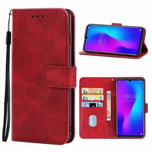 Leather Phone Case For Doogee N20 Pro(Red)