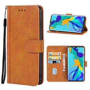 Leather Phone Case For Huawei P30 Pro(Brown)