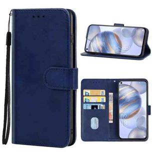 Leather Phone Case For Oukitel C21(Blue)