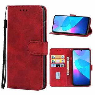 Leather Phone Case For vivo Y3s 2021(Red)