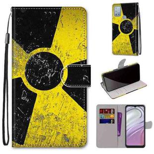 For Motorola Moto G10 / G20 / G30 Coloured Drawing Cross Texture Horizontal Flip PU Phone Leather Case with Holder & Card Slots & Wallet & Lanyard(Colorful Layer(Yellow and Black Signs)