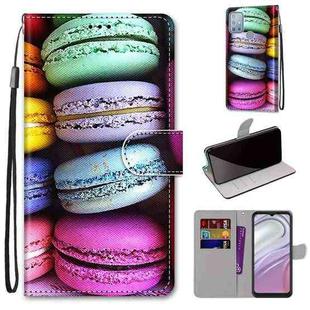 For Motorola Moto G10 / G20 / G30 Coloured Drawing Cross Texture Horizontal Flip PU Phone Leather Case with Holder & Card Slots & Wallet & Lanyard(Colorful Layer(Colorful Layer Cake)
