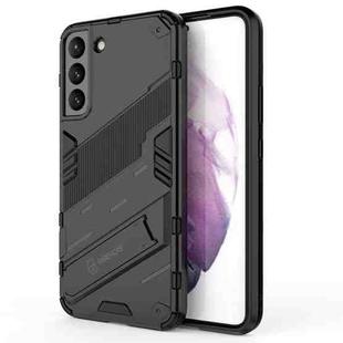 For Samsung Galaxy S22+ 5G Punk Armor 2 in 1 PC + TPU Shockproof Phone Case with Invisible Holder(Black)