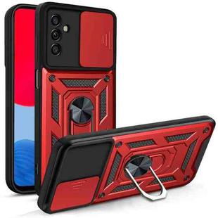 For Samsung Galaxy A13 5G Sliding Camera Cover Design TPU+PC Phone Protective Case(Red)