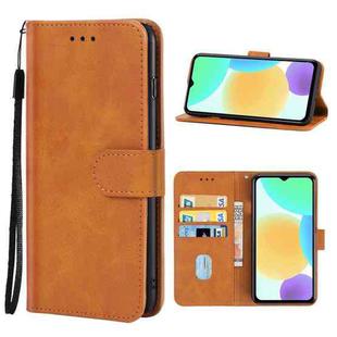 Leather Phone Case For Infinix Smart 6(Brown)