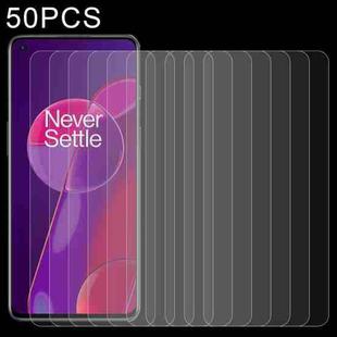 50 PCS 0.26mm 9H 2.5D Tempered Glass Film For OnePlus 9RT 5G