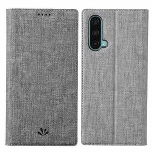 For OnePlus Nord CE 5G ViLi DMX Series Magnetic Attraction Leather Phone Case(Grey)