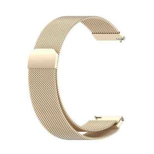 For Huawei Watch GT 3 46mm/GT Runner 22mm Milan Metal Watch Band(Champagne Gold)