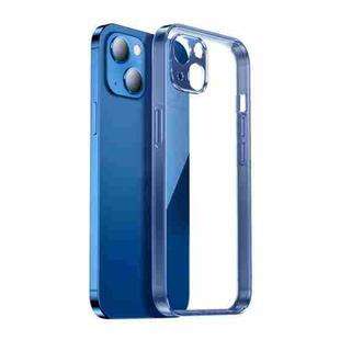 For iPhone 13 JOYROOM JR-BP911 Star Shield TPU + Aviation Glass Phone Case(Transparent Blue)