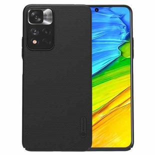 For Xiaomi Redmi Note 11 Pro China / 11 Pro+ Glogal / Mi 11i / Mi 11i 5G NILLKIN Frosted Concave-convex Texture PC Phone Case(Black)