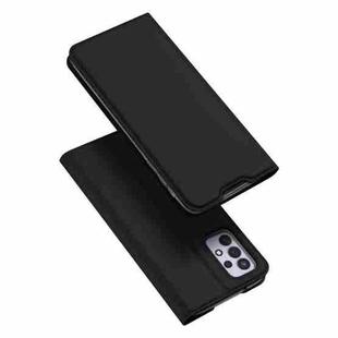 For Samsung Galaxy A33 5G DUX DUCIS Skin Pro Series Shockproof Horizontal Flip Leather Phone Case(Black)