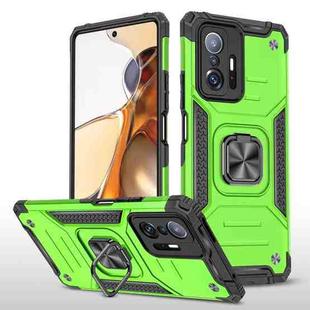 For Xiaomi 11T Magnetic Armor TPU + PC Phone Case(Green)
