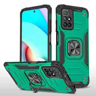 For Xiaomi Redmi 10 Magnetic Armor TPU + PC Phone Case(Dark Green)