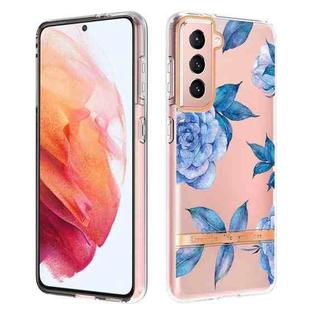 For Samsung Galaxy S21 5G Flowers and Plants Series IMD TPU Phone Case(Orchid Peony)
