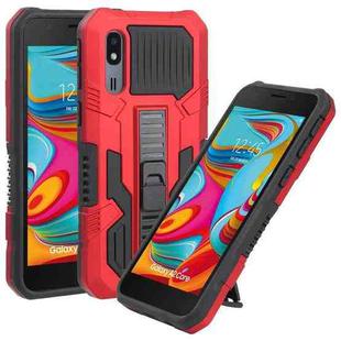 For Samsung Galaxy A2 Core All Inclusive Double-color TPU + PC Phone Case(Red)