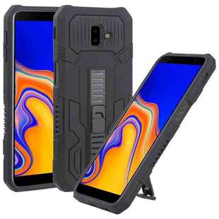 For Samsung Galaxy J6+ / J6 Prime All Inclusive Double-color TPU + PC Phone Case(Black)