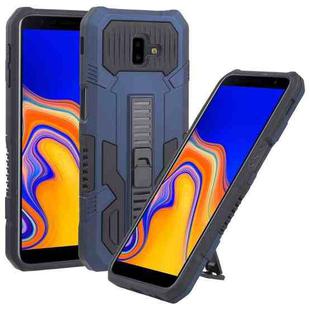 For Samsung Galaxy J6+ / J6 Prime All Inclusive Double-color TPU + PC Phone Case(Blue)