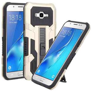 For Samsung Galaxy J7 / J7 Nxt All Inclusive Double-color TPU + PC Phone Case(Gold)