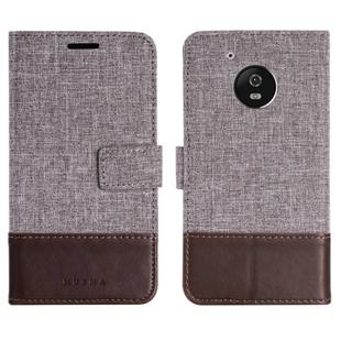 For Motorola Moto G5 MUMXA MX102 Horizontal Flip Canvas Stitching Leather Case with Holder & Card Slots & Wallet(Brown)