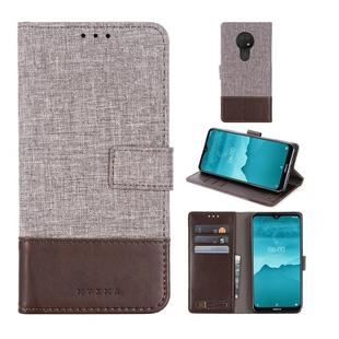 For Nokia 6.2 MUMXA MX102 Horizontal Flip Canvas Stitching Leather Case with Holder & Card Slots & Wallet(Brown)