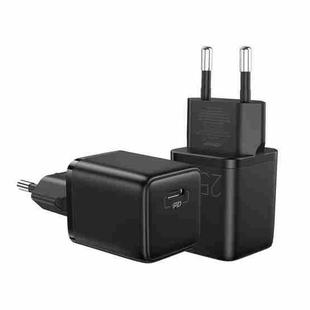 JOYROOM L-P251 PD 25W USB-C / Type-C Mini Intelligent Fast Charger, EU Plug(Black)