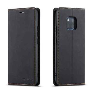 For Huawei Mate 20 Pro Forwenw Dream Series Oil Edge Strong Magnetism Horizontal Flip Leather Case with Holder & Card Slots & Wallet & Photo Frame(Black)