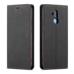 For Huawei Mate 20 Lite Forwenw Dream Series Oil Edge Strong Magnetism Horizontal Flip Leather Case with Holder & Card Slots & Wallet & Photo Frame(Black)