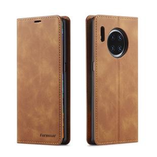 For Huawei Mate 30 Pro Forwenw Dream Series Oil Edge Strong Magnetism Horizontal Flip Leather Case with Holder & Card Slots & Wallet & Photo Frame(Brown)