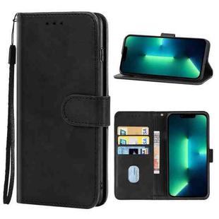 For iPhone 13 Pro Max Leather Phone Case (Black)