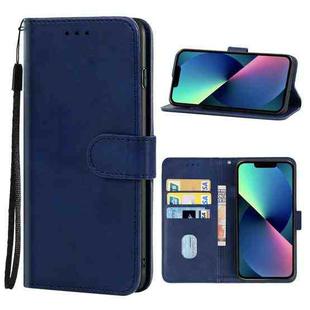 For iPhone 13 mini Leather Phone Case (Blue)