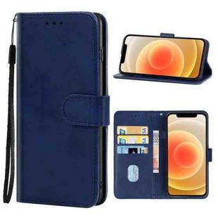 For iPhone 12 Leather Phone Case(Blue)