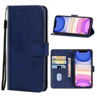 For iPhone 11 Leather Phone Case (Blue)