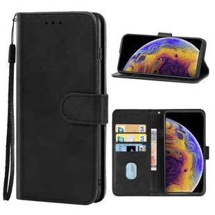 For iPhone X / XS Leather Phone Case(Black)