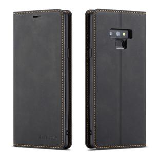 For Galaxy Note9 Forwenw Dream Series Oil Edge Strong Magnetism Horizontal Flip Leather Case with Holder & Card Slots & Wallet & Photo Frame(Black)