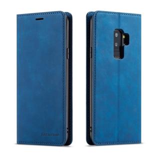 For Galaxy S9 Forwenw Dream Series Oil Edge Strong Magnetism Horizontal Flip Leather Case with Holder & Card Slots & Wallet & Photo Frame(Blue)