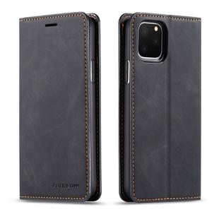 For iPhone 11 Pro Max Forwenw Dream Series Oil Edge Strong Magnetism Horizontal Flip Leather Case with Holder & Card Slots & Wallet & Photo Frame(Black)