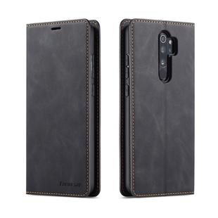 For Xiaomi Redmi Note 8 Pro Forwenw Dream Series Oil Edge Strong Magnetism Horizontal Flip Leather Case with Holder & Card Slots & Wallet & Photo Frame(Black)