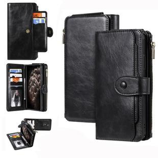 For iPhone 11 Pro Retro Multifunctional Horizontal Flip PU Leather Case with Card Slot & Holder & Wallet & Photo Frame(Black)