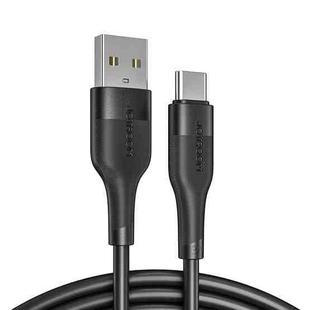 JOYROOM S-1030M12 3A USB to USB-C / Type-C Fast Charging Data Cable, Cable Length: 1m(Black)