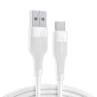 JOYROOM S-1030M12 3A USB to USB-C / Type-C Fast Charging Data Cable, Cable Length: 1m(White)