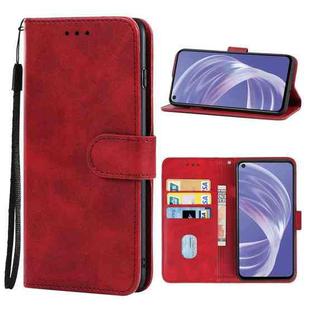 Leather Phone Case For Samsung Galaxy A73(Red)