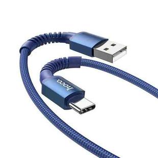 hoco X71 Especial 3A USB to USB-C / Type-C Charging Data Cable(Blue)