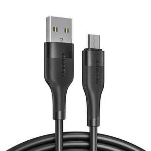 JOYROOM S-1030M12 3A USB to Micro USB Fast Charging Data Cable, Cable Length: 1m(Black)