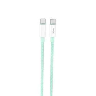 hoco X68 100W Type-C / USB-C to Type-C / USB-C Fast Charging Data Cable, Length:1m(Green)
