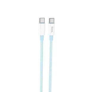 hoco X68 100W Type-C / USB-C to Type-C / USB-C Fast Charging Data Cable, Length:2m(Blue)