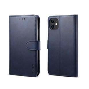 For iPhone 11 GUSSIM Magnetic Horizontal Flip Leather Case with Holder & Card Slots & & Wallet(Blue)